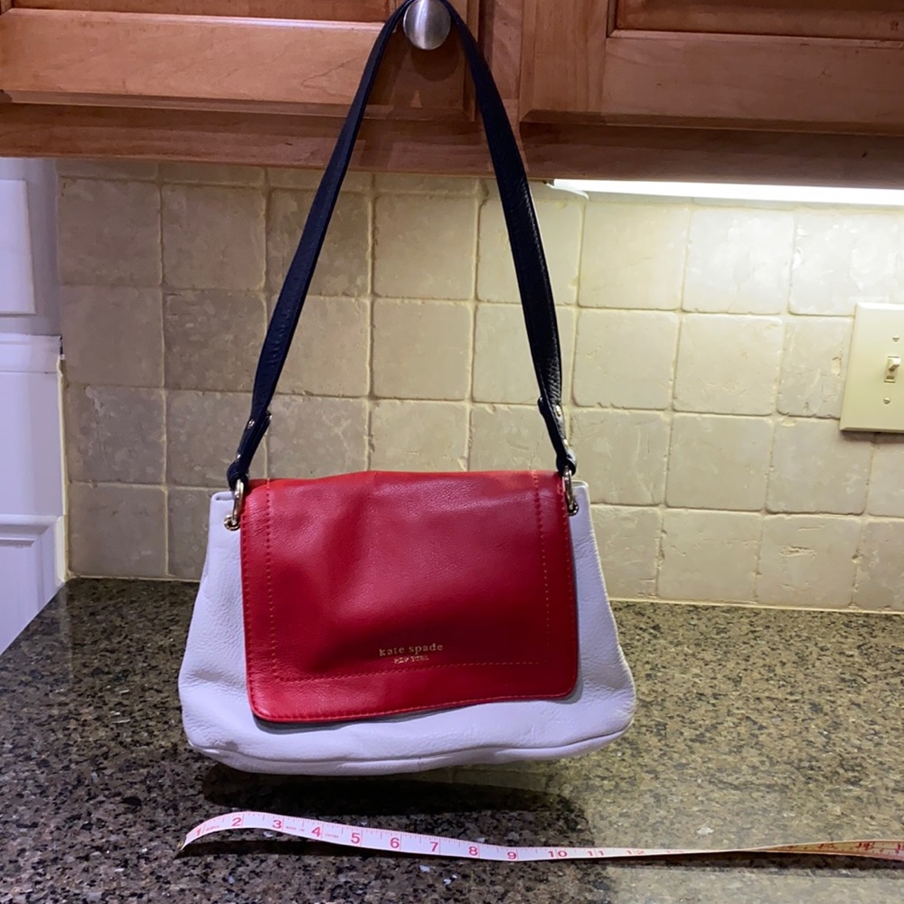 Kate Spade red and white purse
